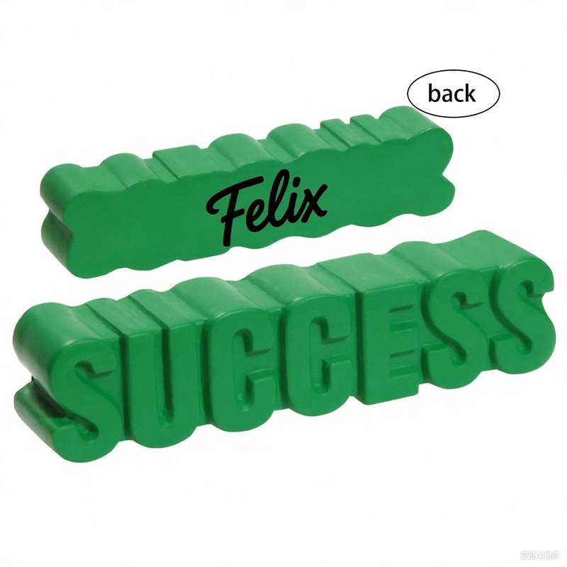 PU Foam Success Word Stress Reliever Toys