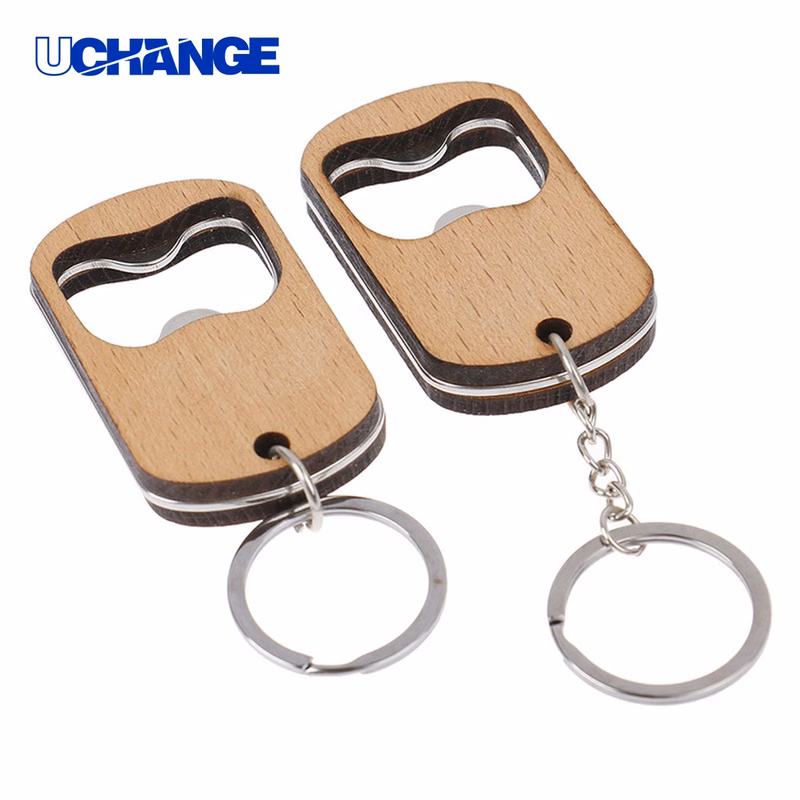 Oak Bottle Opener Tool for Barware