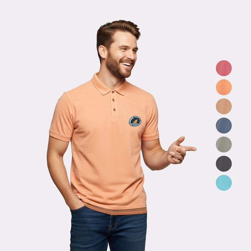 Coastal Color™ Garment Dye Ringspun Cotton Jersey Polo Shirt