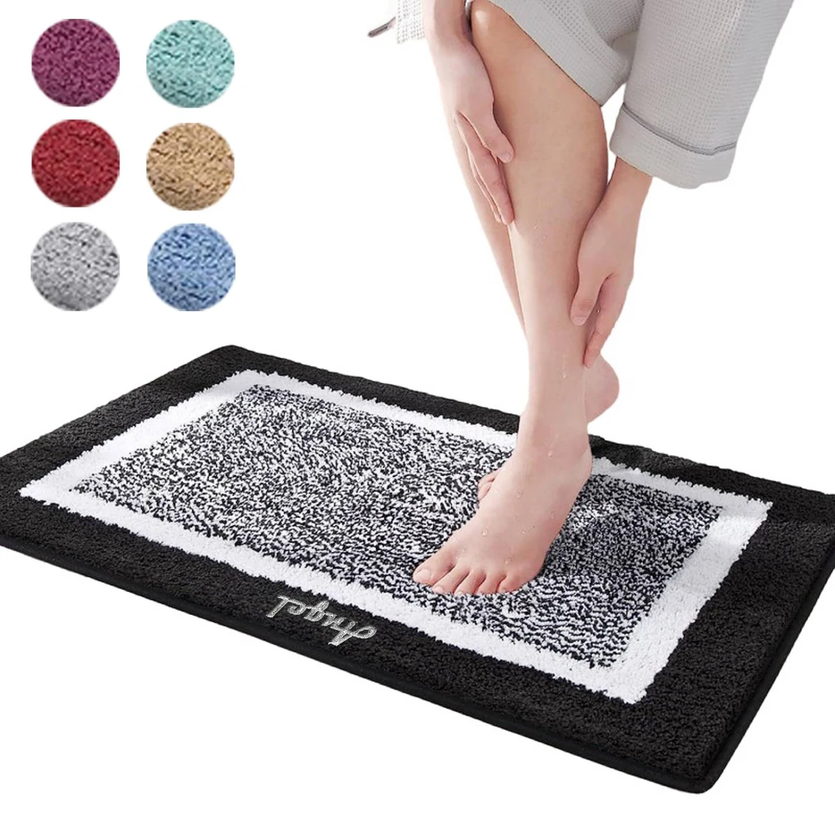Soft Absorbent Non-Slip Bathroom Mat 1