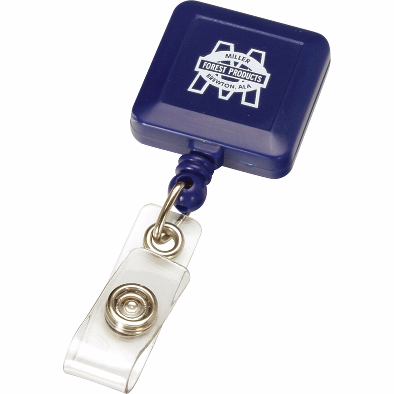 Retractable Badge Reel Square