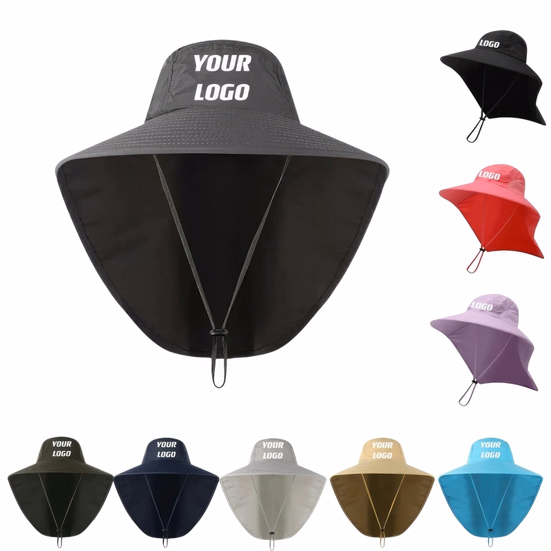 Protection Sun Caps With Neck Flap