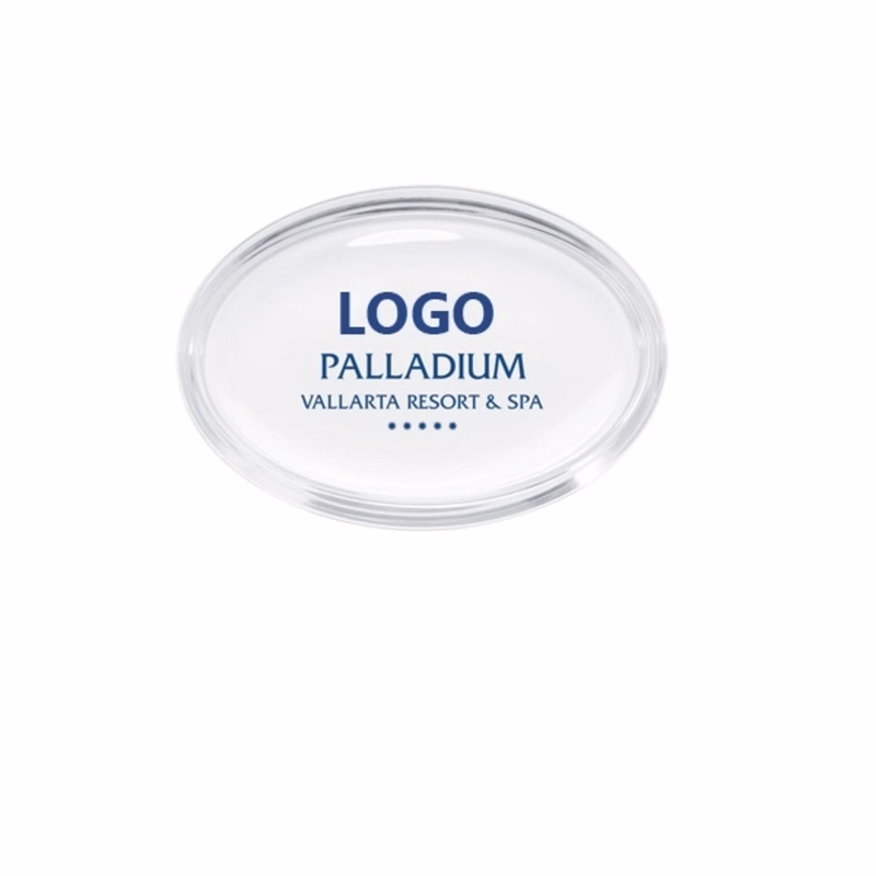 Oval Glass Paperweight