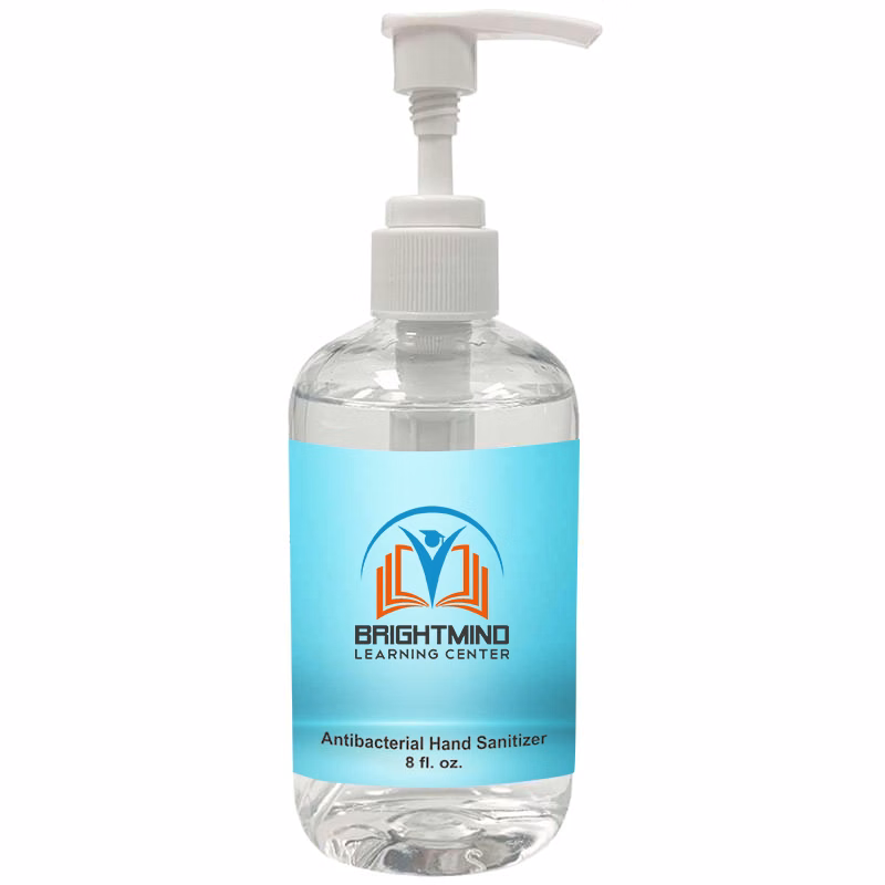 8 Oz. Hand Sanitizer Gel with Pump