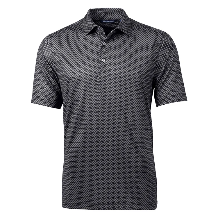 Cutter and Buck Pike Banner Print Stretch Polo 1