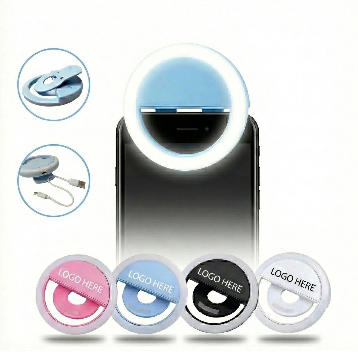 Compact Selfie Circle Light For Mobile Phones 1