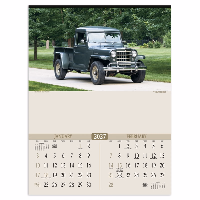 Triumph® Calendars Antique Trucks Calendar