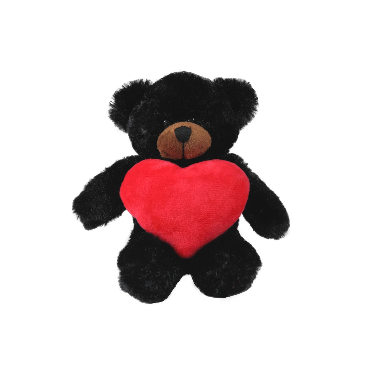 soft plush Black Bear with heart 1