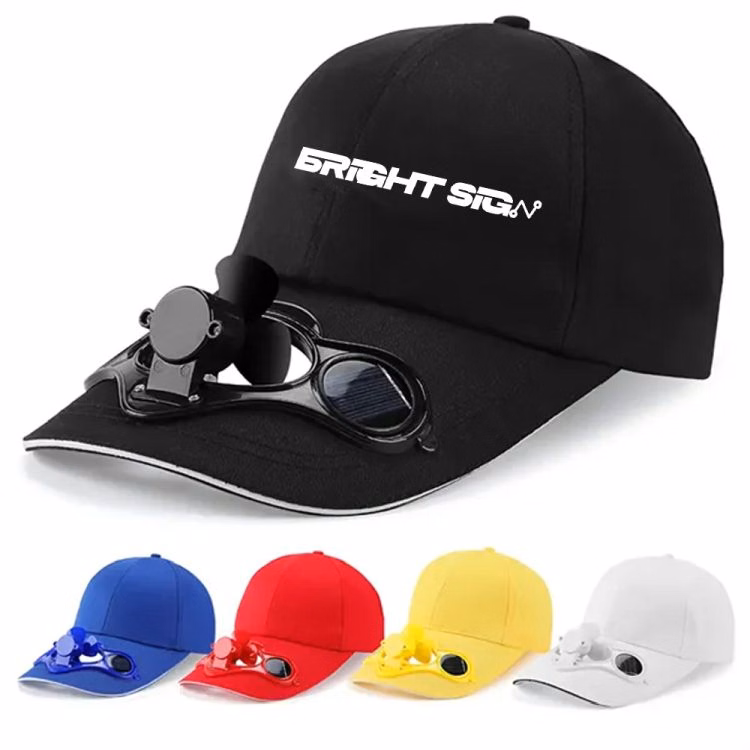 Solar Powered Fan Hat