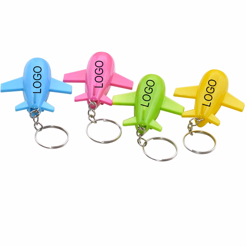 Plane Shaped Key Chain Light