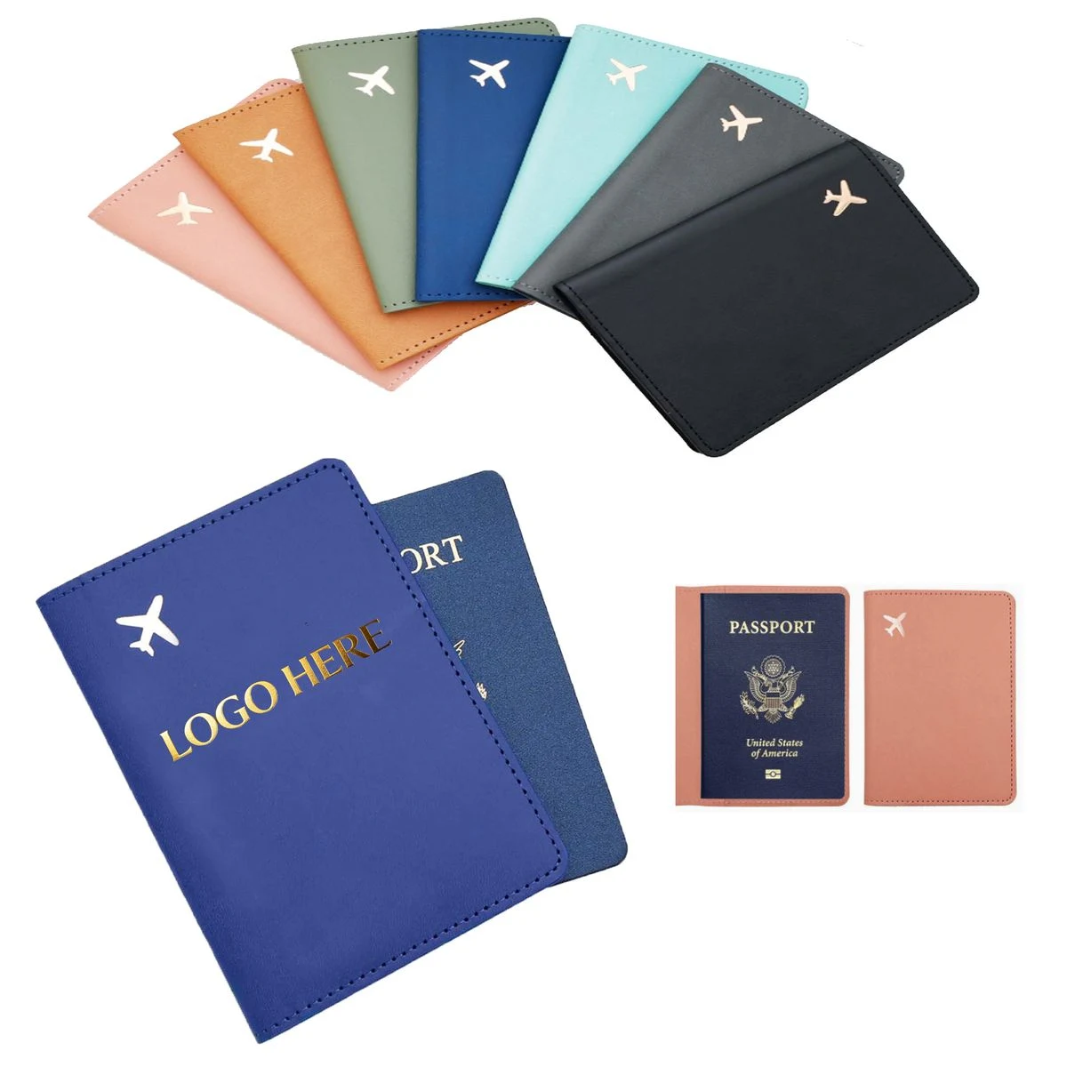 Premium PU Passport Cover for Business & Travel 1