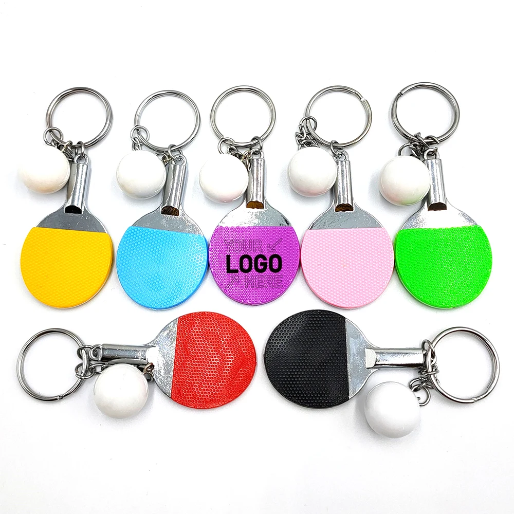 Table Tennis Racket Keychain 1