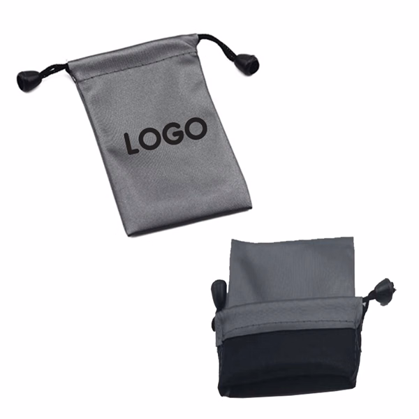 Custom Waterproof PU Leather Drawstring Pouch — Phone & Mobile Accessory
