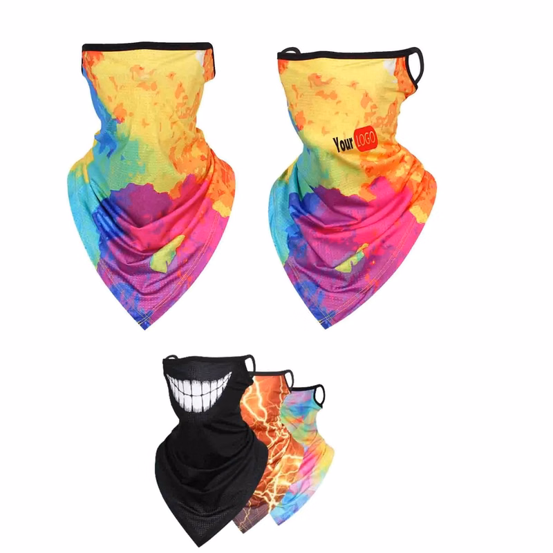 Rainbow Neck Gaiter Bandana Face Mask