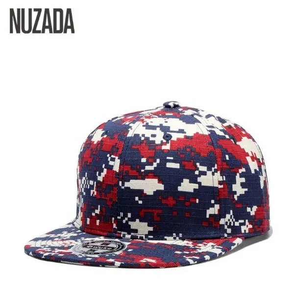 Digital Camo Snapback Hat 1