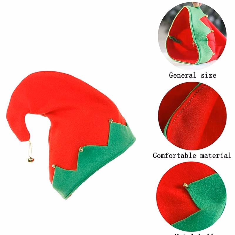 Santa Elf Hat With Bell