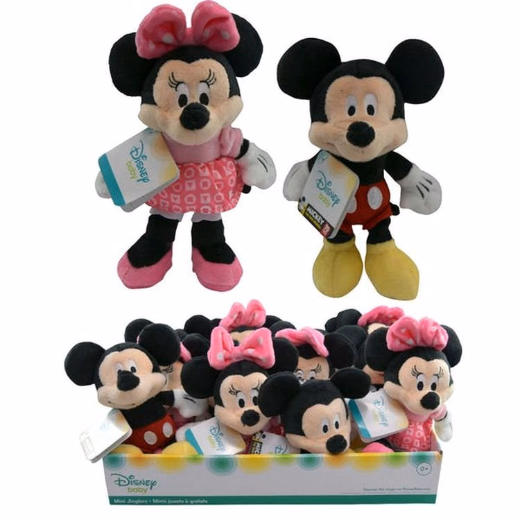 Mickey & Minnie Mouse Plush Toys - 8"