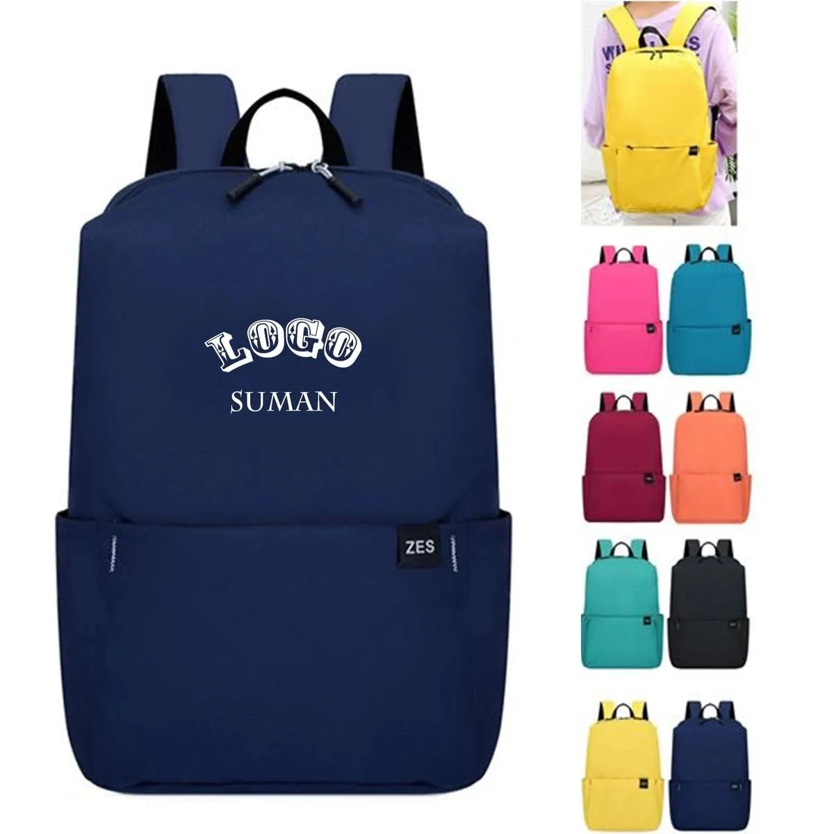 School Backpack With Pockets 1