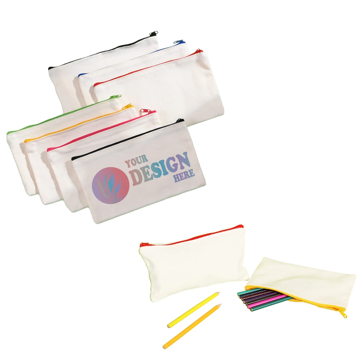Canvas Pencil Pouch 1