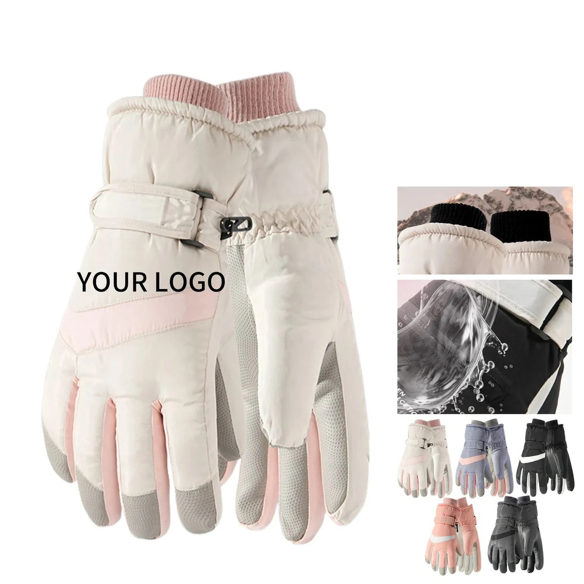 Winter Ski Gloves With Waterproof Protection 1