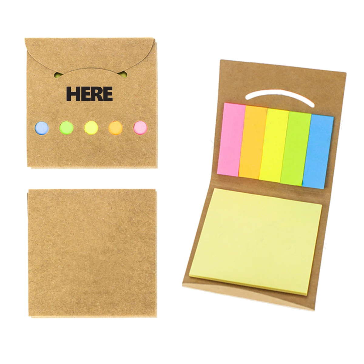 Kraft Paper Colorful Strips Combo Sticky Notes MOQ 50 1