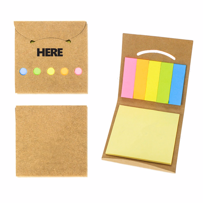 Kraft Paper Colorful Strips Combo Sticky Notes MOQ 50