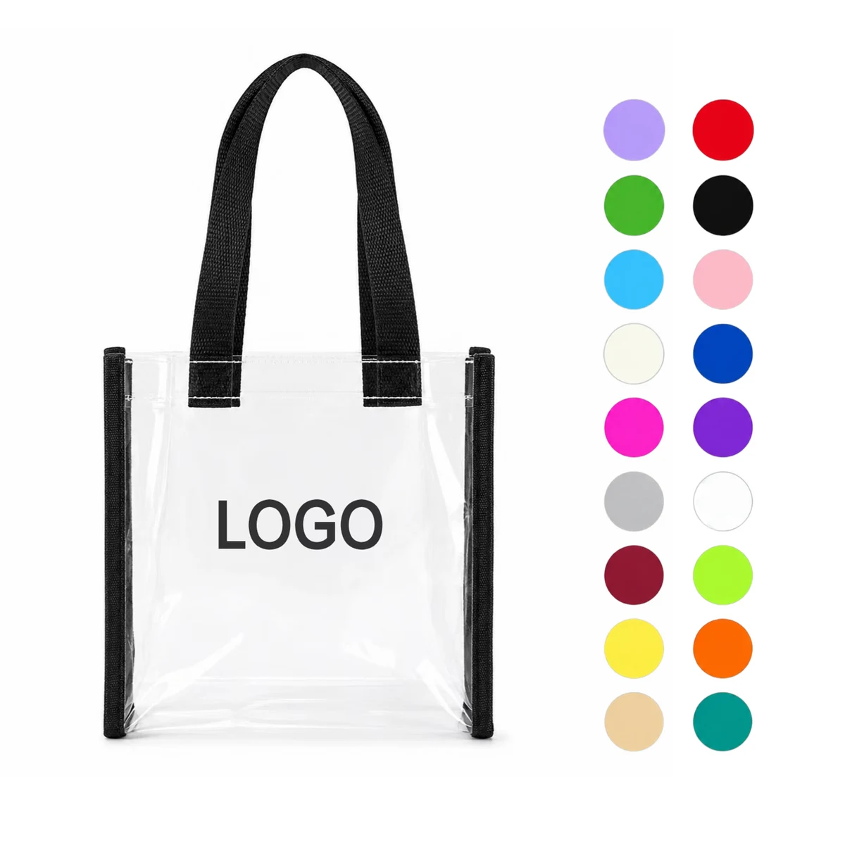 Clear Carry Tote Bag 1