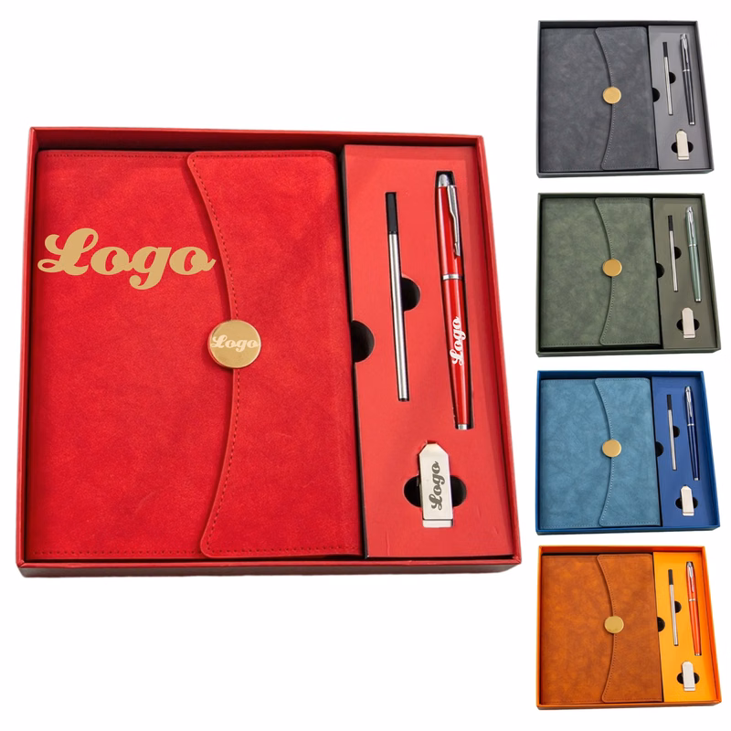 Leather Notebook Pen Set for Premium Business Promotion