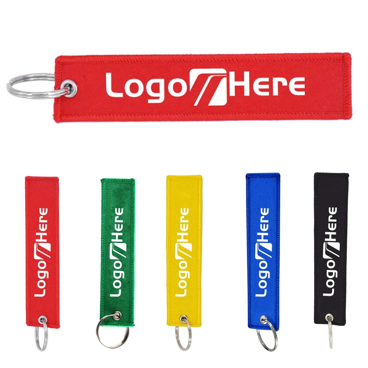 Rectangular Keychain With Personalized Logo 1