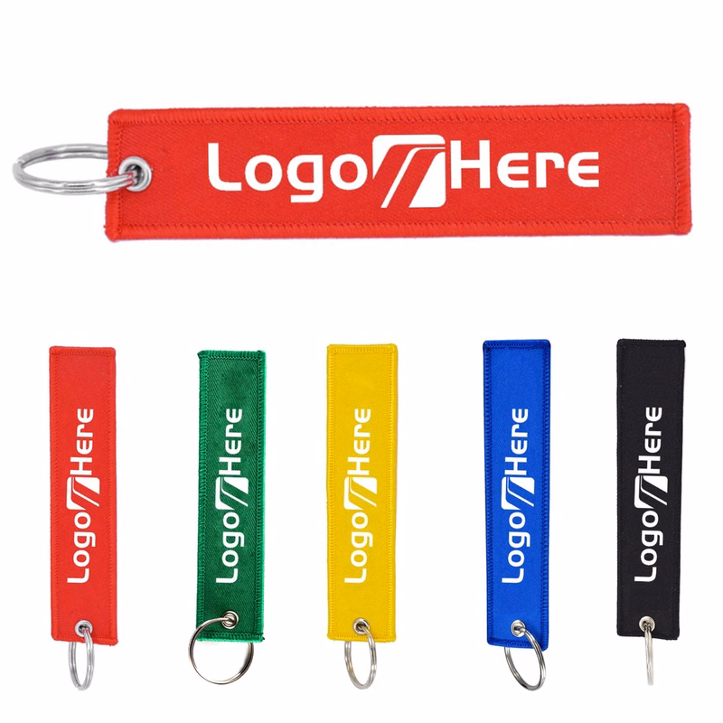 Rectangular Keychain With Personalized Logo