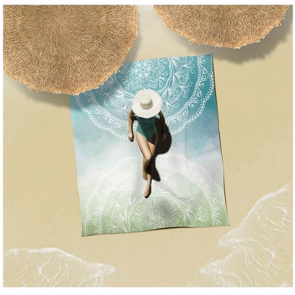 Ultra-thin Folding Pocket Beach Blanket