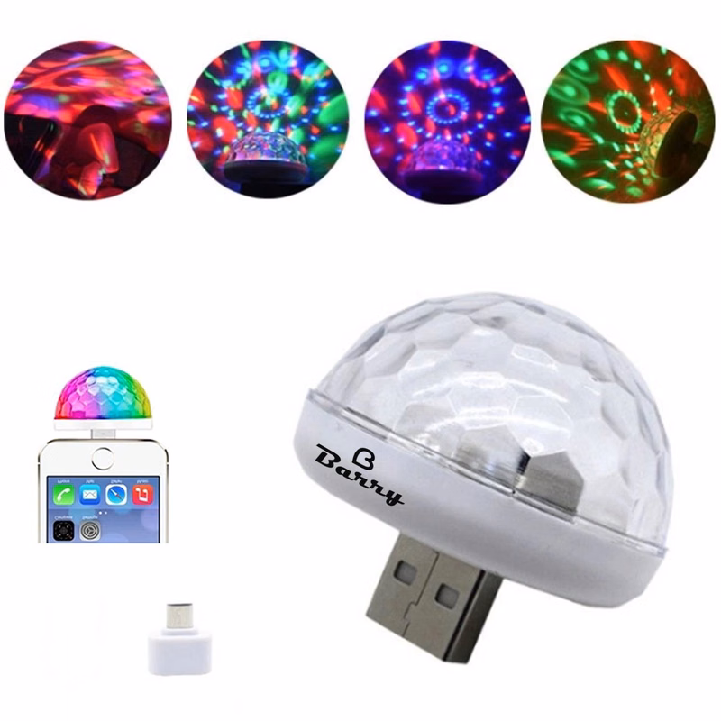 Usb Mini Disco Phone Light