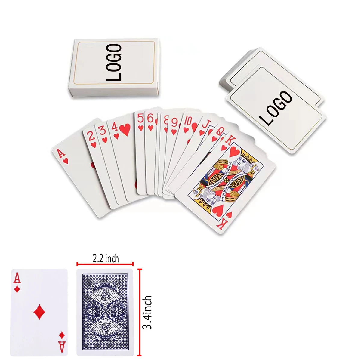 Handy Standard Playing Cards MOQ 100pcs 1