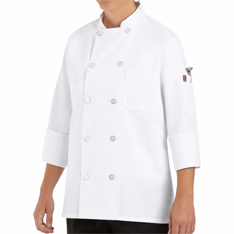 Women's Ten Button Chef Coat - 0401