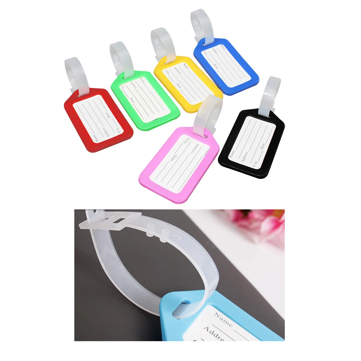 Convenient PP Plastic Luggage Tag 1