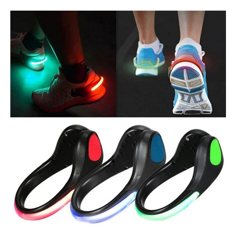 Luminous Safety Night Running Shoe Clips, custom sports ball with logo imprint 1