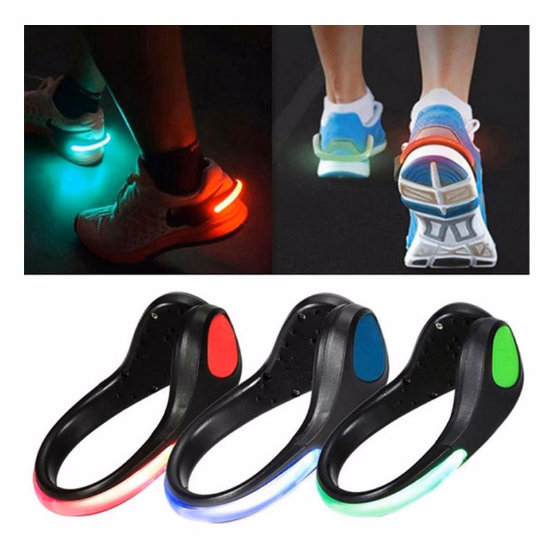 Luminous Safety Night Running Shoe Clips
