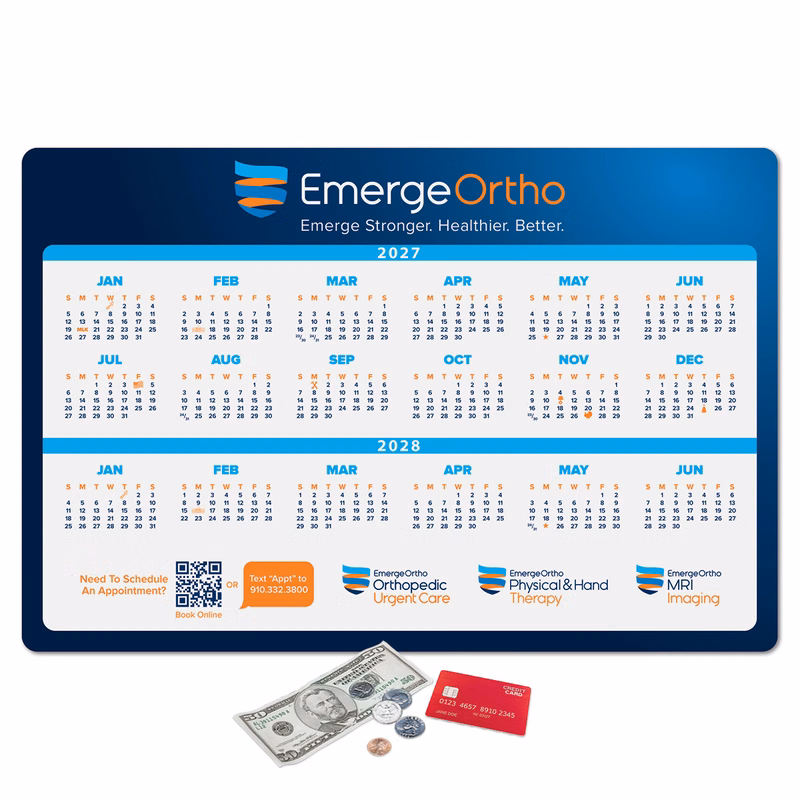 Vynex Heavy Duty Calendar Counter Mat-12"x18"x1/16"
