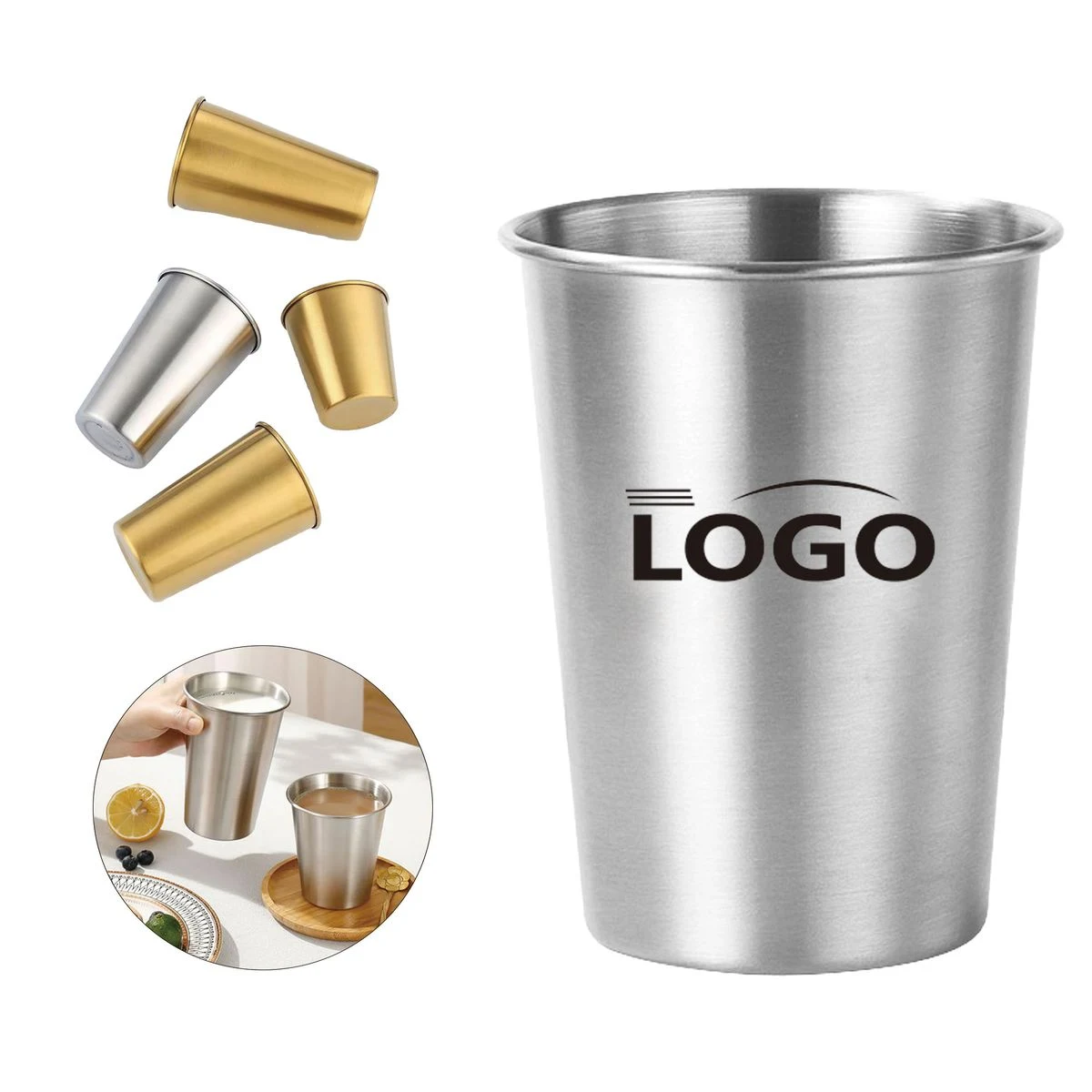 Stainless Steel Beer Coffee Mug 1
