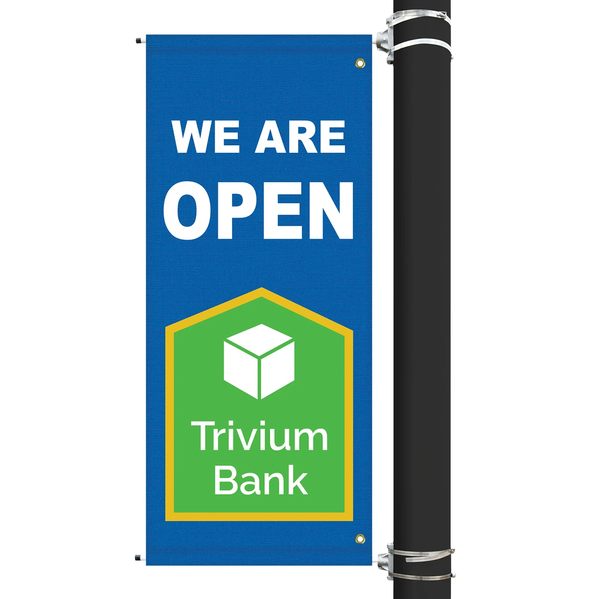 54" x 22" Custom Sunbrella™ Avenue Banner-3 Color Imprint 1