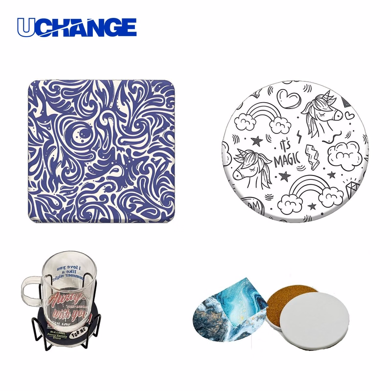 Ceramic Water Absorbing Coaster Mat