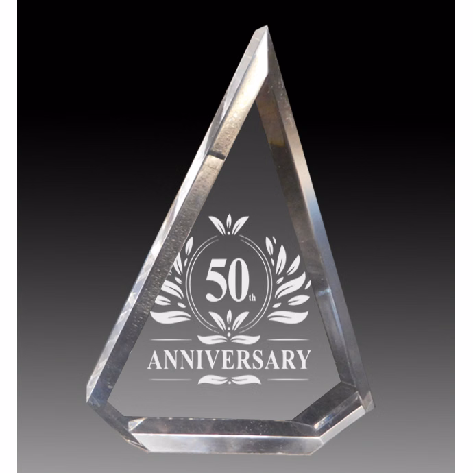 Acrylic Triangle With Bevel