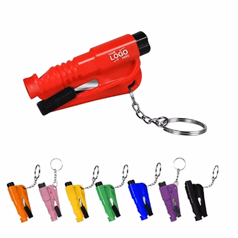 Mini Whistle Car Window Breaker Keyring Cutter