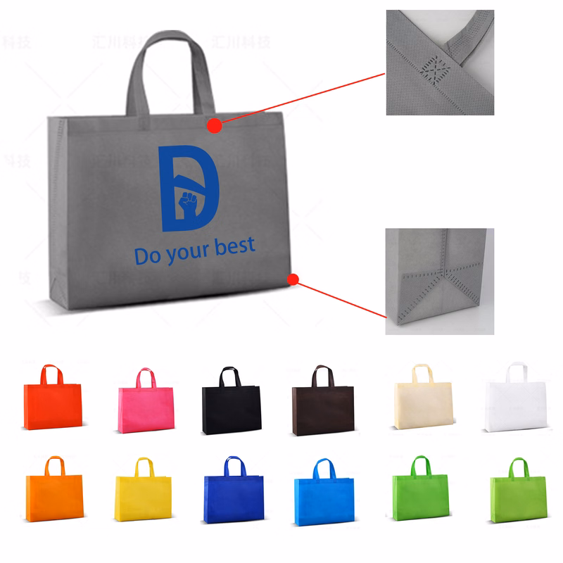 Customizable Logo Non Woven Tote Bags