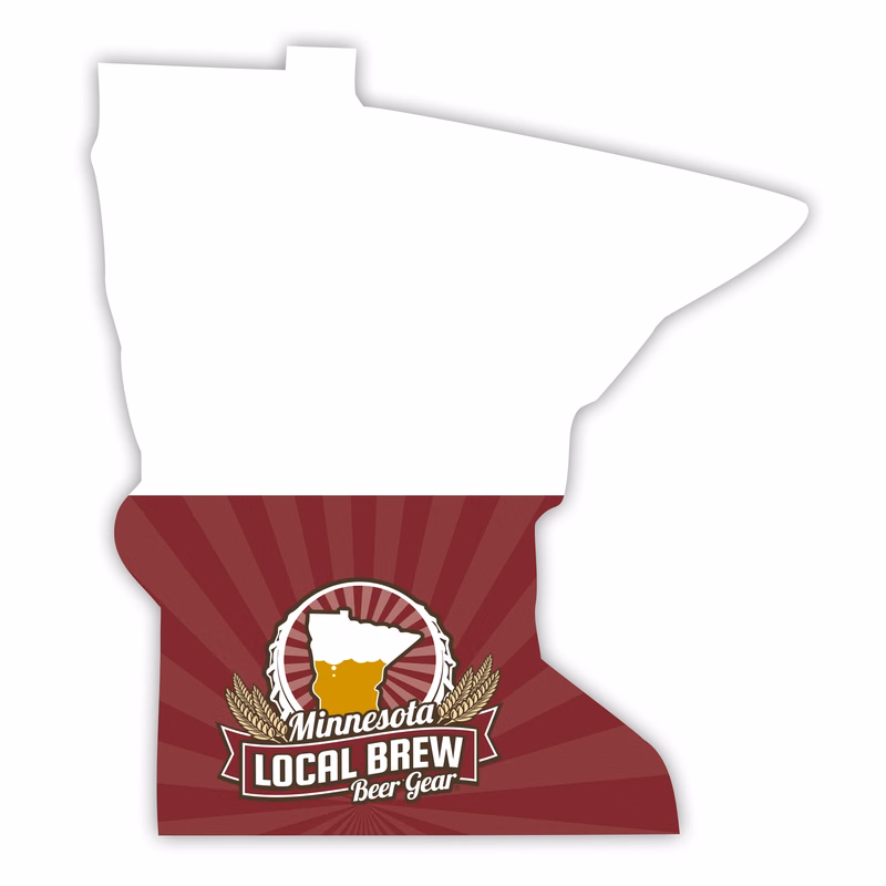 Custom Shape Badges - UV Inkjet (11-15 Sq. Inches) - No Personalization