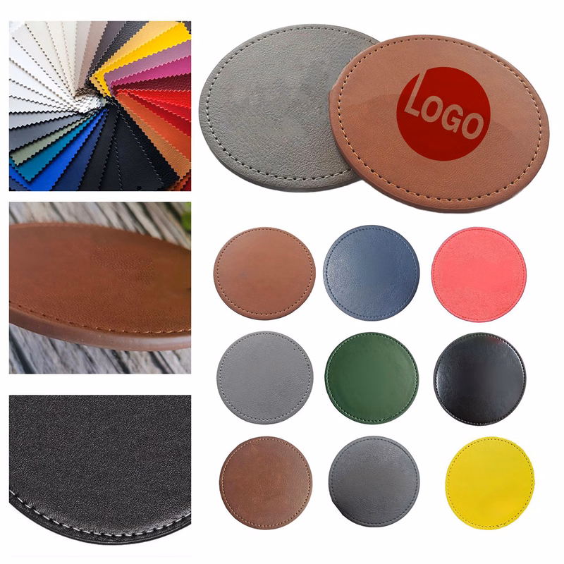 Durable PU Material Coaster with Heat and Liquid Resistance