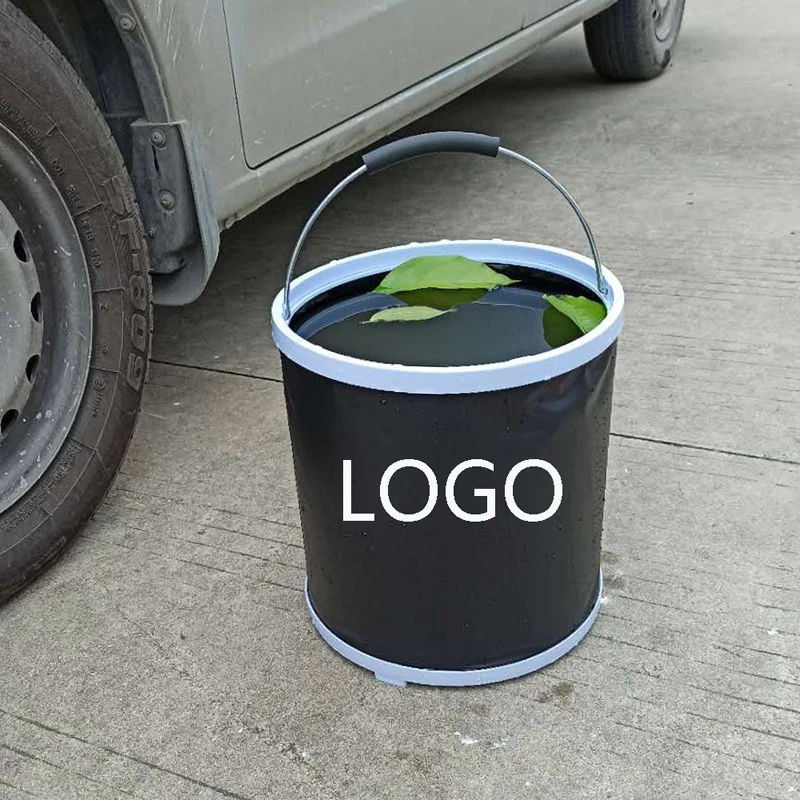 1000D Oxford Cloth 20L Collapsible Camping Cleaning Pail 1