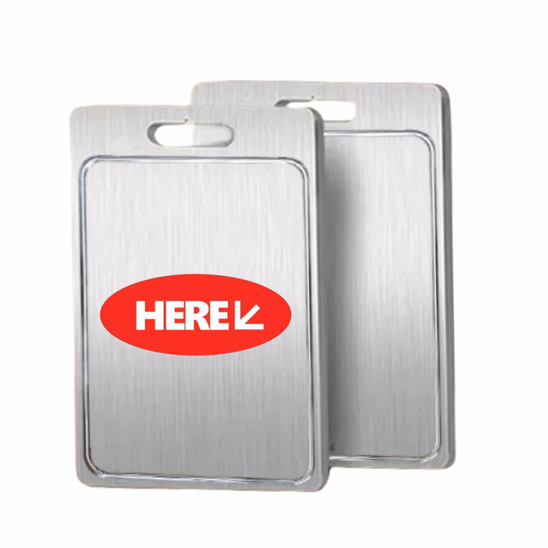 MOQ 10 Large Stainless Steel Cutting Board 11"??16"