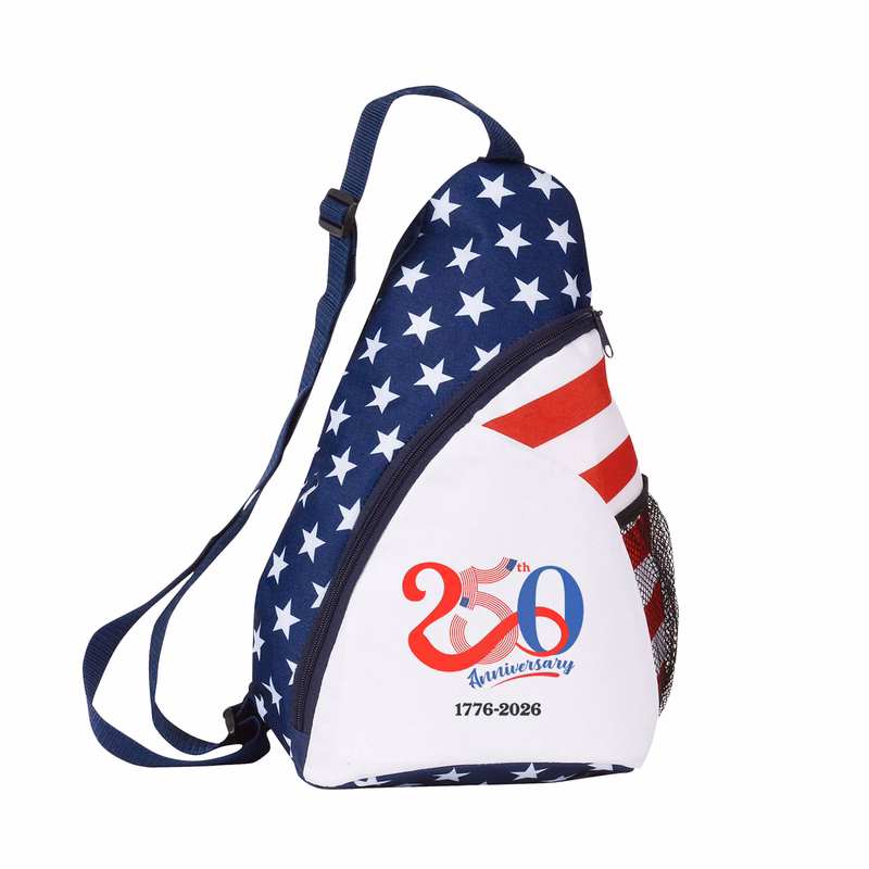 600 Denier Patriotic Sling Backpack(Bag, Backpack, Sling Backpacks)
