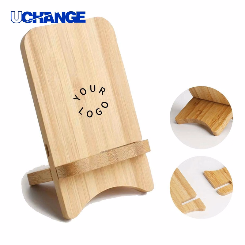 Bamboo Wireless Charging Phone Stand 15W